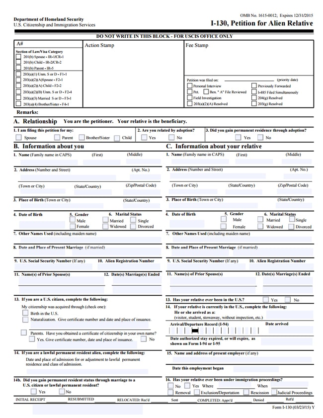 Form I130 RapidVisa®