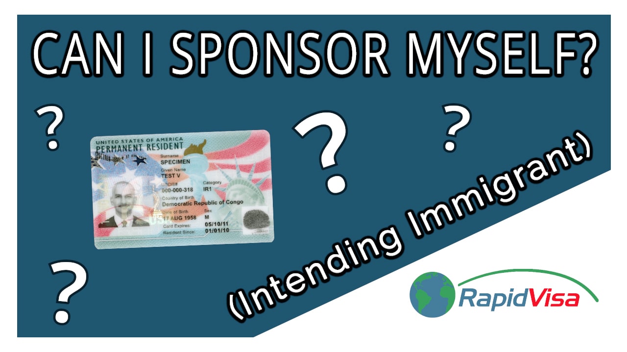 Can I sponsor myself for green card?