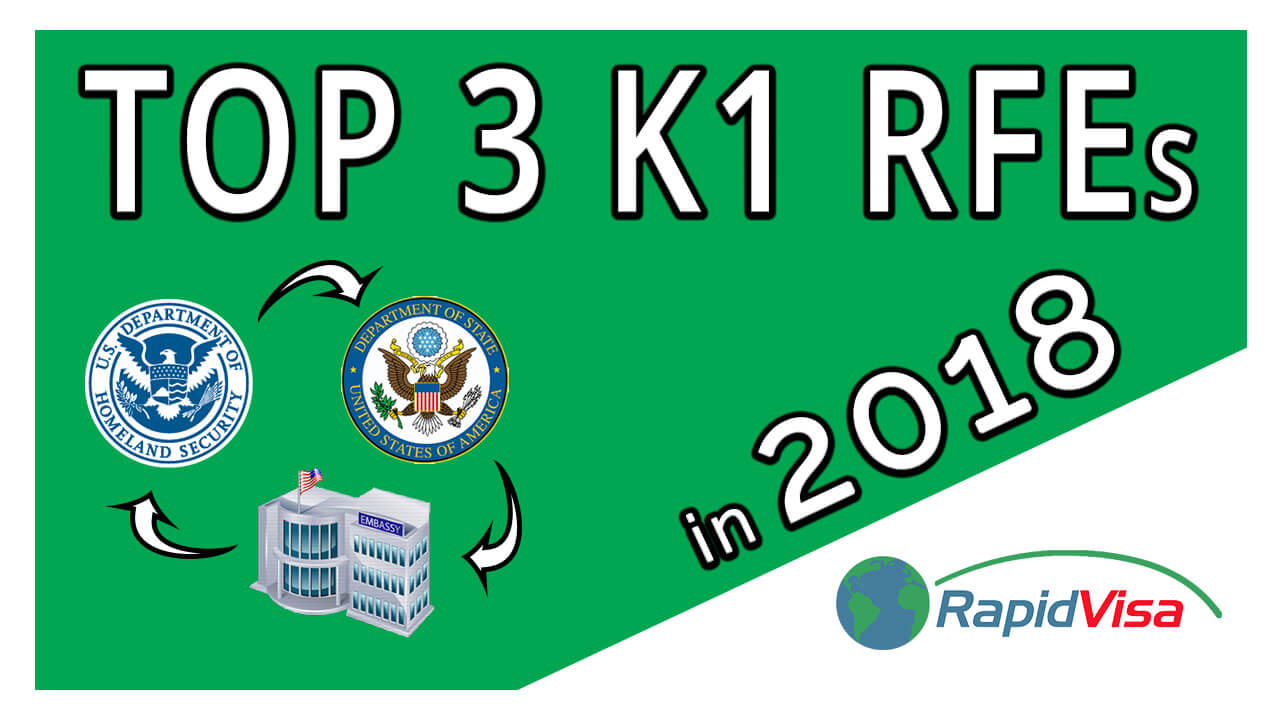 Top 3 RFEs for the K1 Fiancé Visa