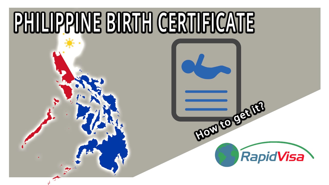 Getting A Philippine Birth Certificate Rapidvisa® 9899